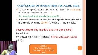 Date amp Time  Calendar  Python Programming  VHNSNCollege Autonomous [upl. by Belia]