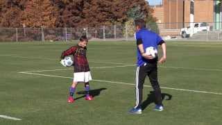 Goalkeeping Drills for the Beginner 01 [upl. by Aicelav]