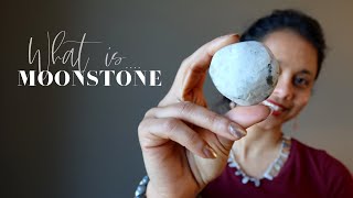 Moonstone Stone  AZ Satin Crystals Meanings [upl. by Hsiekal]