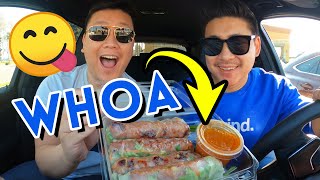 The Best Spring Rolls in So Cal  More Vietnamese Food MUKBANG [upl. by Saber]