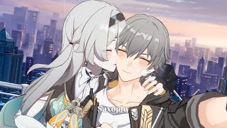 Firefly Kisses Caelus  Honkai Star Rail [upl. by Pachton]