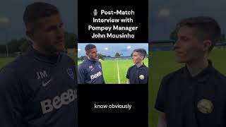 🎙  James McIntosh Speaks To Portsmouth Manager John Mousinho [upl. by Citarella]