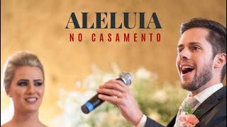 Noivo e padrinhos cantam ALELUIA Hallelujah  Casamento Lucas Berton e Patrícia Devens [upl. by Carena]