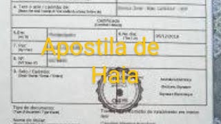 Antecedentes criminais Polícia Federal com apostila de Haia pvisto de procura trabalho Portugal [upl. by Jeffy652]