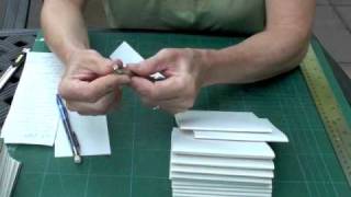 Bookbinding tutorial part 1 [upl. by Downe]