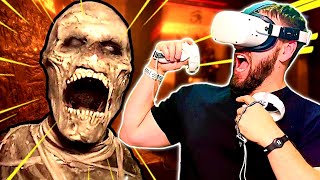 TOO MANY JUMP SCARES Forewarned VR is SO Bloody Scary Oculus Quest 2 LINK [upl. by Yance]