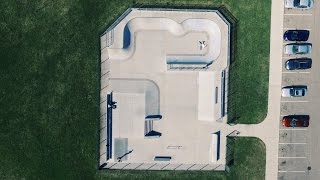 Kalamazoo City Skatepark Drone [upl. by Lordan]