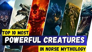 The Top 10 craziest creatures from Norse Myths  Powerful Mythical Monsters in Norse Mythology [upl. by Venditti]