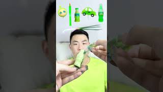 🥝🧃💚🎧ASMR Greenthemed Mukbang  Perfect for Sleepimmersive asmr asmrsounds funny [upl. by Dorotea]