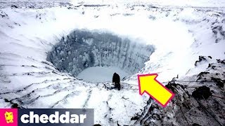 The Exploding Craters of Siberia  Cheddar Explores [upl. by Aisauqal]