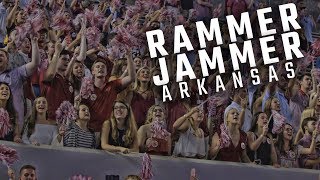 Alabama fans erupt with quotRammer Jammerquot after dominating Arkansas [upl. by Darian]