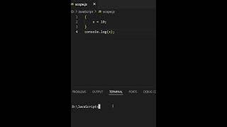 Block Scope In JavaScript Explained With Example  Difference Between let and var in JavaScript [upl. by Mcconnell567]