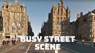 4K Real Street Scenes  Princes Street To Clerk Street Newington  Walking Tour Edinburgh [upl. by Demetria]