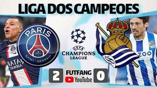 PSG 2 x 0 Real Sociedad AO VIVO  UEFA Champions League 2024 [upl. by Valer]