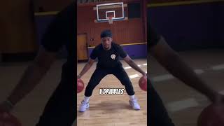 Warm Up Dribbling Drills shorts basketball [upl. by Enirbas674]