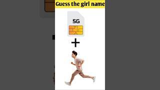 Guess the girl name from emoji challengehindi paheliyanRiddles and puzzles for iq testshorts [upl. by Aika]