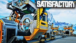 Automating Reinforced Plates Rotors EVERYTHING  Satisfactory Early Access Alpha Gameplay Ep 4 [upl. by Sinnelg518]