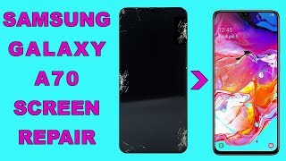 Samsung Galaxy A70 LCD Screen Replacement [upl. by Attevad527]