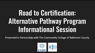 Alternative Pathway Presentation [upl. by Milford]