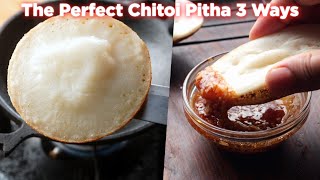 The Perfect Chitoi Pitha Recipe 3 Ways [upl. by Suoiradal]