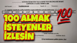 6Sınıf Fen Bilimleri 1Dönem 1Yazılı [upl. by Nivlem]