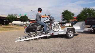 Aluma  MC10 Motorcycle Trailer [upl. by Norvall]