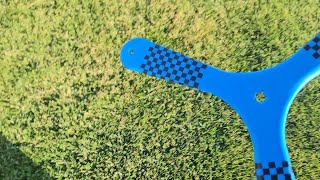 Review for Colorado Boomerangs Blue Speed Racer Fast Catch Boomerang [upl. by Pearl]