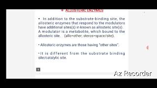 Feedback inhibition amp Allosteric Enzymes [upl. by Lerrehs]