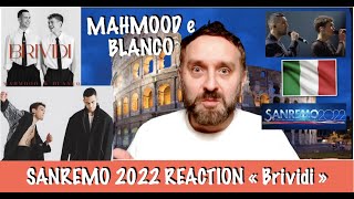 SANREMO 2022 REACTION  MAHMOOD e BLANCO quotBrividiquot Live  SUBTITLES in 8 Languages 😊 [upl. by Hoshi]