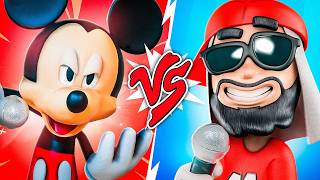 Mickey Mouse Vs Mussa  Batalha de Rap Animada [upl. by Maleki]