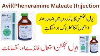 Pheniramine Maleate Injection in Veterinary Medicine Uses Dosage and Precautions [upl. by Hedvig332]