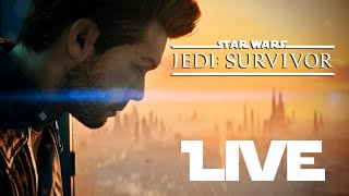 🔴LIVE  Star Wars Jedi Survivour  Walkthrough Part 1 [upl. by Nettle824]