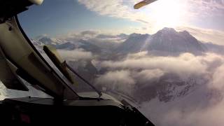 Landung in Lech  Zürs beim Gallus 1 mit einer Agusta A109S [upl. by Retsae]