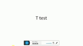 T test in hindi [upl. by Attenauqa]