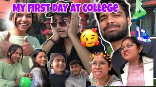 Sri Aurobindo College my first day at college 4th Semester😍 Shivam vlogs [upl. by Dorothee]