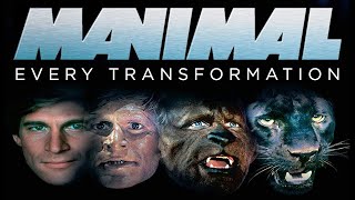 SUPERCUT Every Transformation in Manimal 1983 [upl. by Nilre]