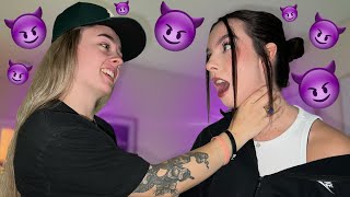 GRABBING MY GIRLFRIEND BY HER NECK PRANK TO SEE HER REACTION 🫢 [upl. by Susann720]