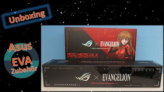 ASUS ROG Scabbard amp Herculx EVA02 Edition Unboxing [upl. by Jarlath594]