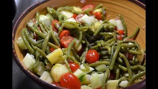 Salade composée haricots verts au cookeo [upl. by Kaslik865]