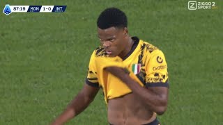 Denzel Dumfries Goal Monza Vs Inter Milan 11 All Goals Results Extended Highlights [upl. by Nerak]