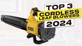 Top 3 BEST Cordless Leaf Blower [upl. by Ydisac]