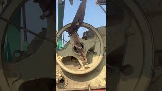 Jaw Crusher Flay Wheel Keise Nikale Flay wheel Pullar se keise Nikale samratstonecrushervideo [upl. by Gibun]