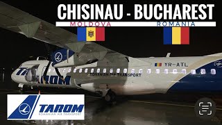 TRIPREPORT  TAROM ECONOMY  ATR 72600  Chișinău  Bucharest [upl. by Temirf]