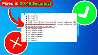 Unknown USB Device Device Descriptor Request Failed  Unknown USB Device FIXED  2024 [upl. by Gilleod]