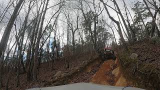 Choccolocco Mountain Off Road Park Backside bypass trail POV January 2024 [upl. by Pryor946]