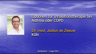 Optionen zur Inhalationstherapie bei Asthma oder COPD  15 Symposium Lunge [upl. by Elbon]