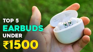 Top 5 Best Wireless Earbuds Under ₹1500 in 2022 ⚡ Best TWS Under 1500 ⚡ Sept 2022 [upl. by Dutchman]