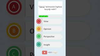 İngilizce Kelime Öğreniyorum 11 ingilizceöğreniyorum ingilizcedersleri quiz hbdlingo [upl. by Gunnar967]