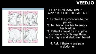 OSCE Abdominal Examination Leopold Maneuver [upl. by Avir6]