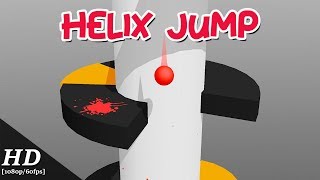 Helix Jump Android Gameplay 60fps [upl. by Hgielac]